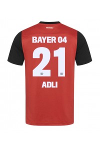 Bayer Leverkusen Amine Adli #21 Jalkapallovaatteet Kotipaita 2024-25 Lyhythihainen